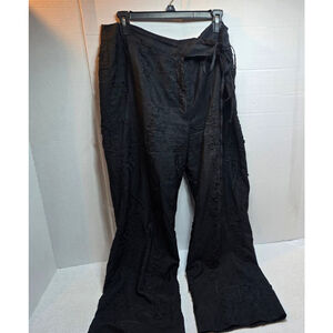 Women's Unbranded Black Wide Leg Pants 2X